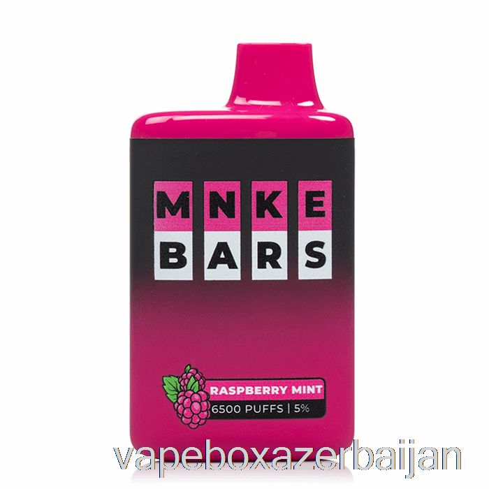 E-Juice Vape MNKE BARS 6500 Disposable Raspberry Mint